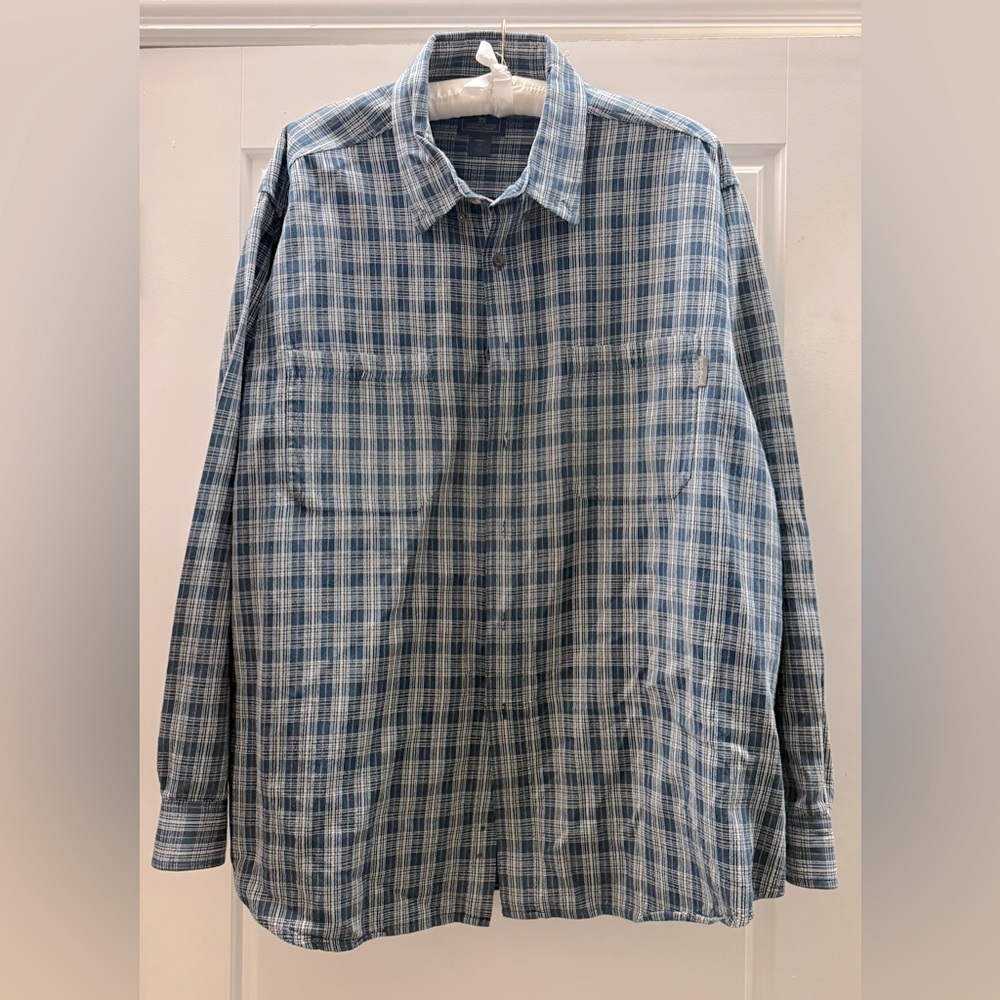 Men’s Woolrich Long Sleeve Button Down Shirt, sz 2x